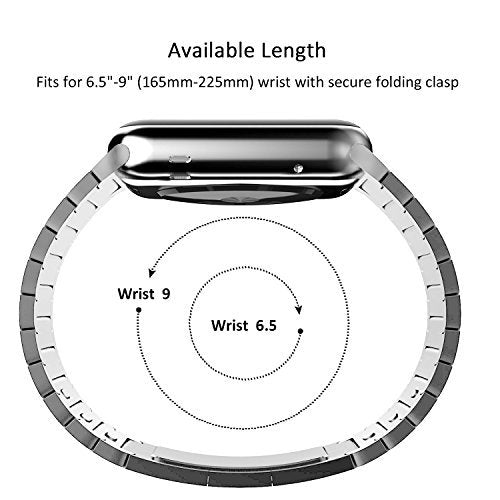 OULUCCI Stainless Steel Band Compatible Apple Watch Band 40mm 38mm Women  Iwatch Series 5 4 Gold, Series 3 Accessories Metal Wristband D-Link Sport  Strap (No Tool Needed) : Amazon.in: Electronics